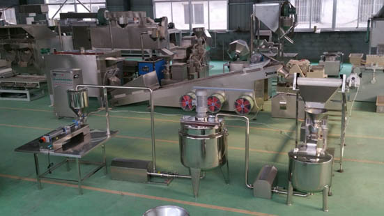 Peanut butter production line