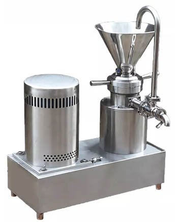 Stainless steel peanut butter machine with circulating pipe